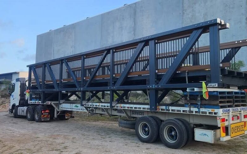Gantry structure on the move