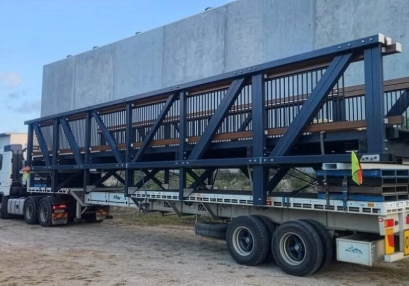 Gantry structure on the move