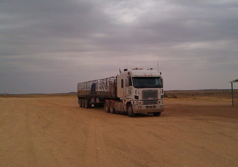 Outback Queensland — dirt road running